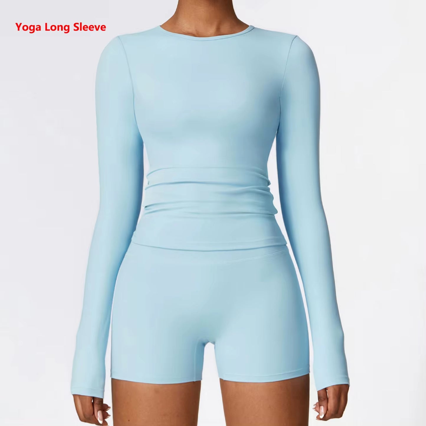Round Neck Yoga Long Sleeves