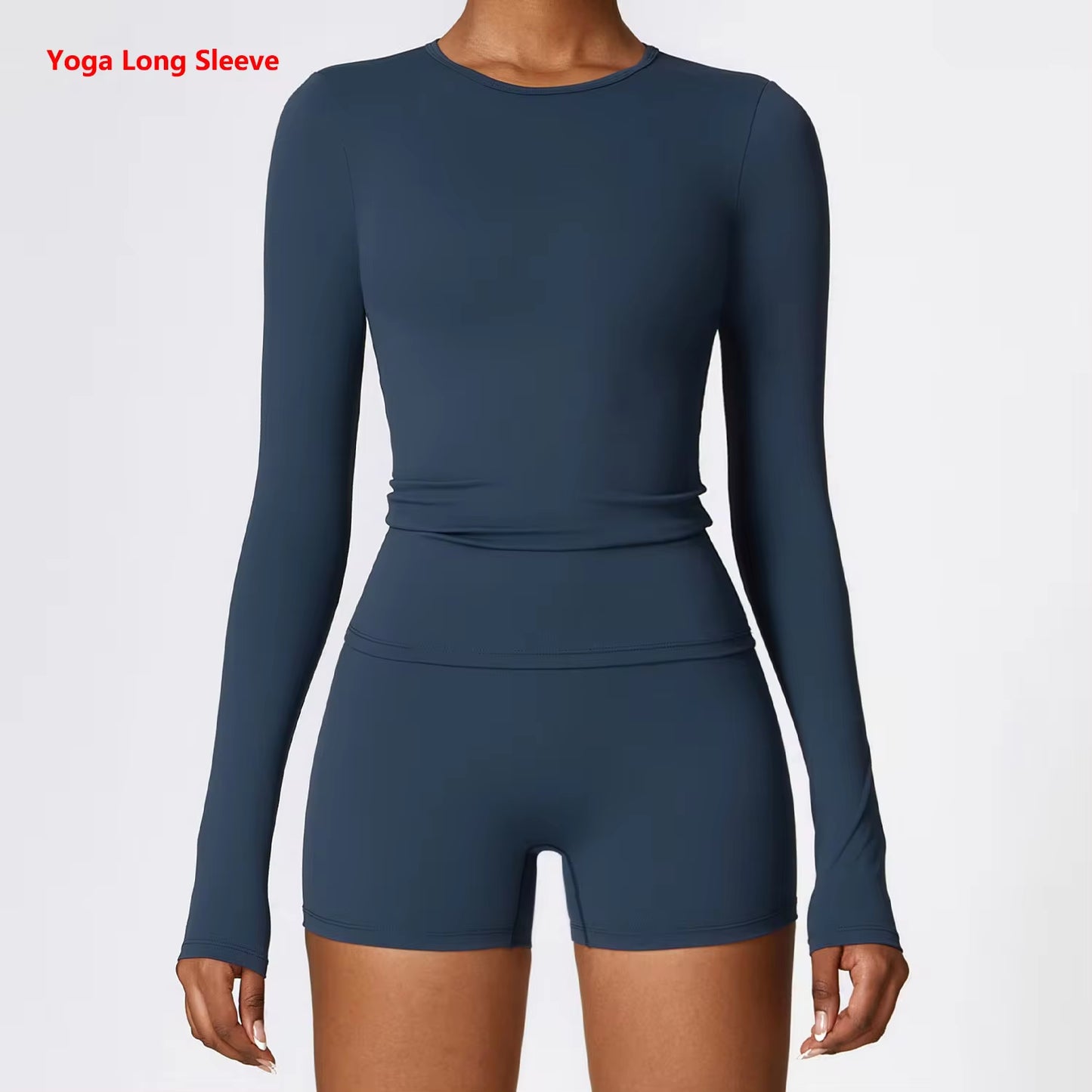 Round Neck Yoga Long Sleeves