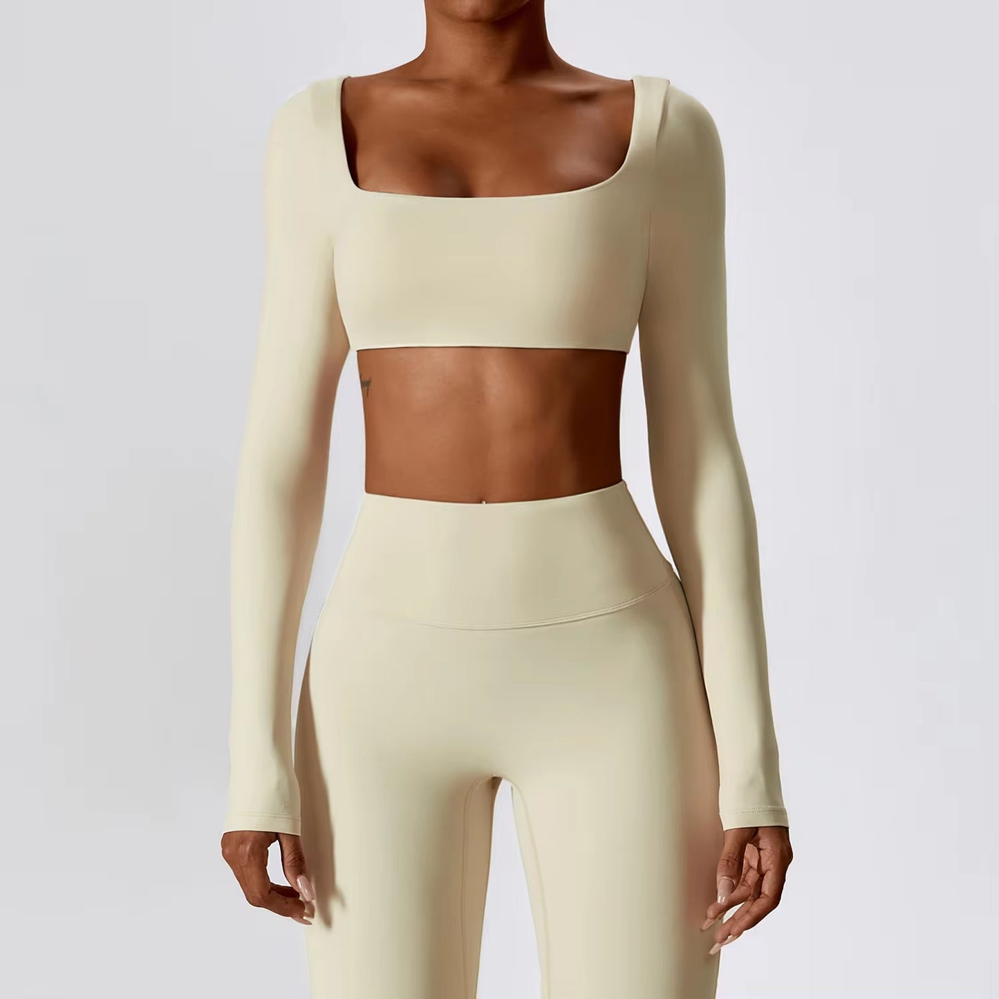 Crop Top Long Sleeves