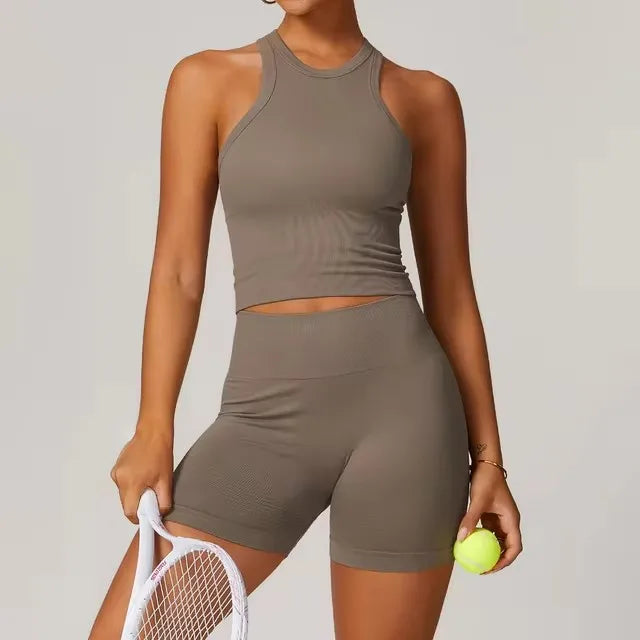 Seamless Tank Top Leggings Sets