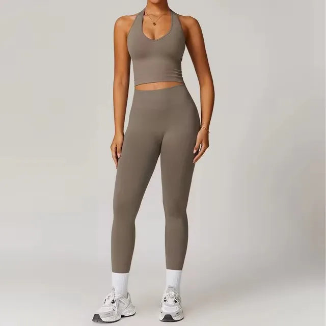 Seamless Tank Top Leggings Sets
