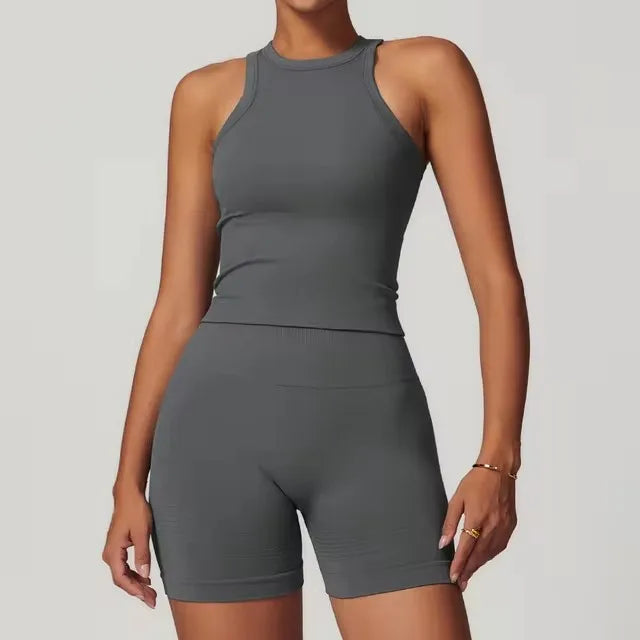 Seamless Tank Top Leggings Sets