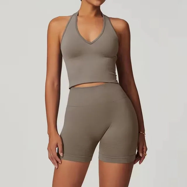 Seamless Tank Top Leggings Sets