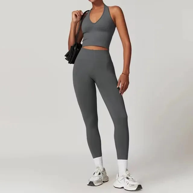 Seamless Tank Top Leggings Sets
