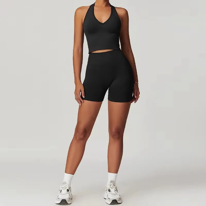 Seamless Tank Top Leggings Sets