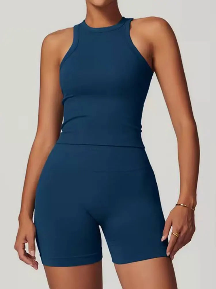 Seamless Tank Top Leggings Sets