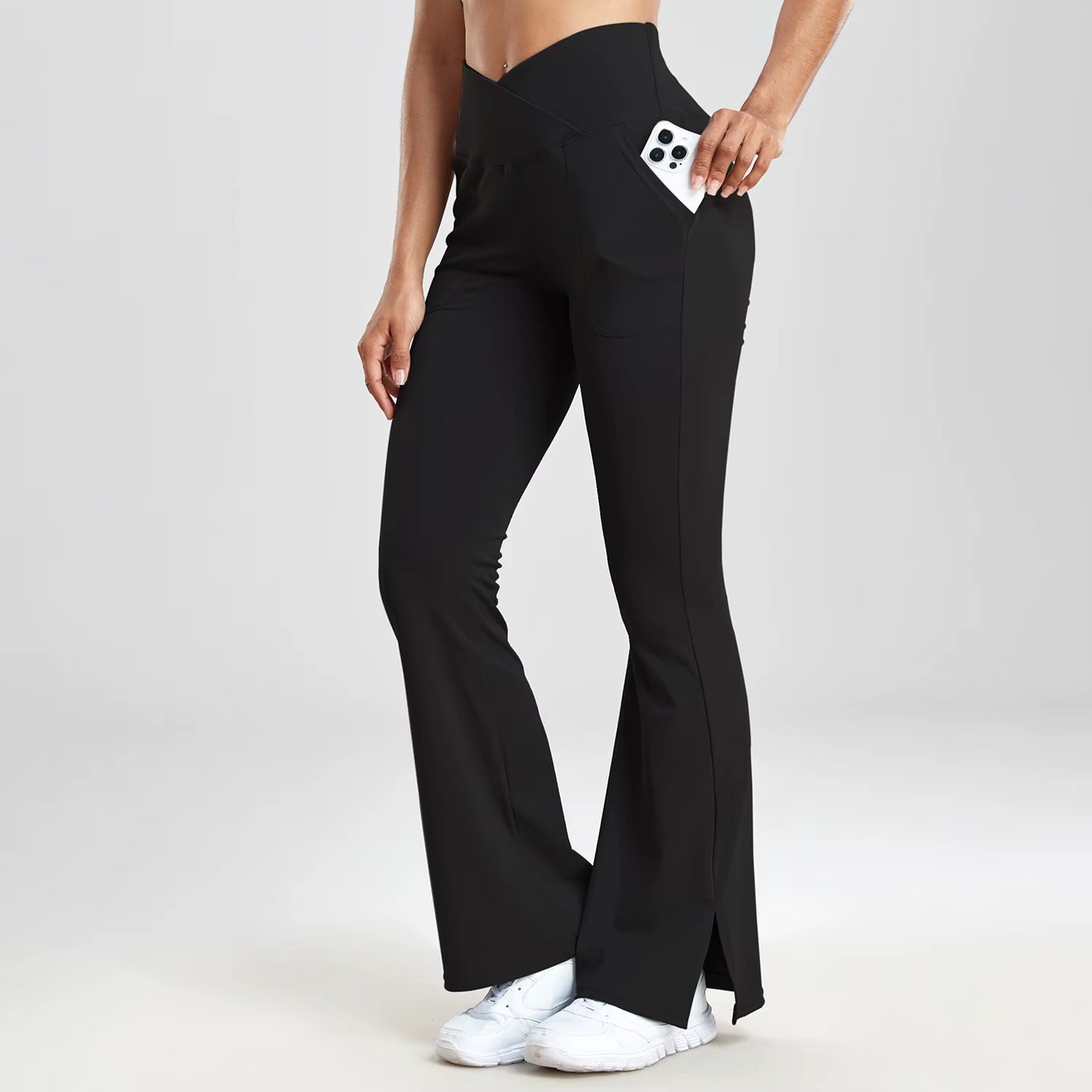 Flare Split Hem Leggings