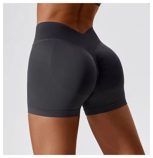 V Shape Seamless Shorts