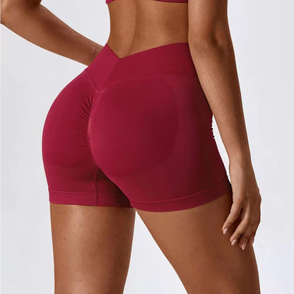 V Shape Seamless Shorts