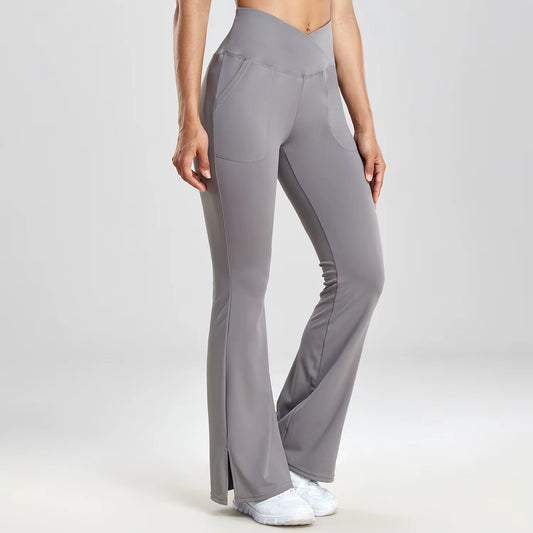 Flare Split Hem Leggings