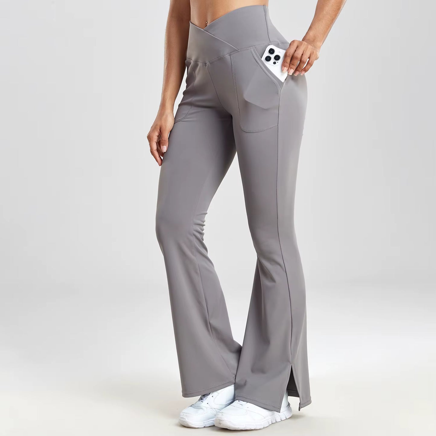 Flare Split Hem Leggings