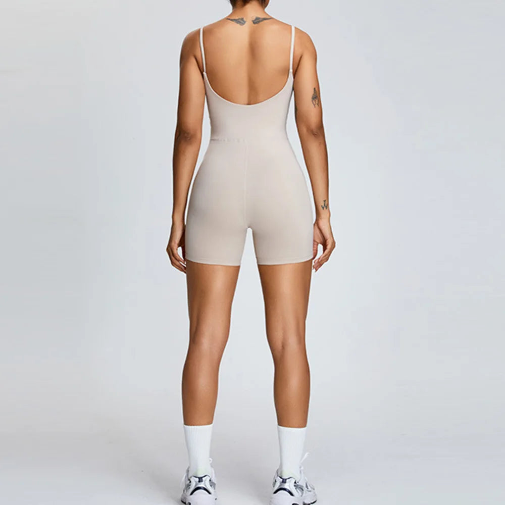 Delores Open Back Rompers