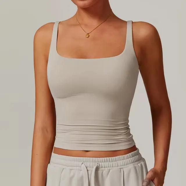 Sandy Mid Raise Tank Tops