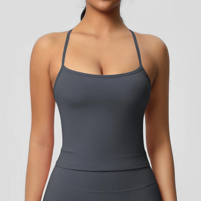 Cross Back Tank Top