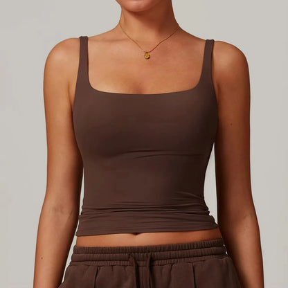 Sandy Mid Raise Tank Tops