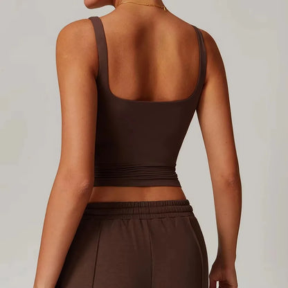 Sandy Mid Raise Tank Tops