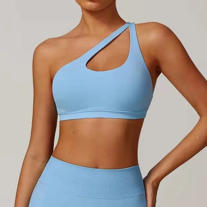 One Shoulder Sports Bra