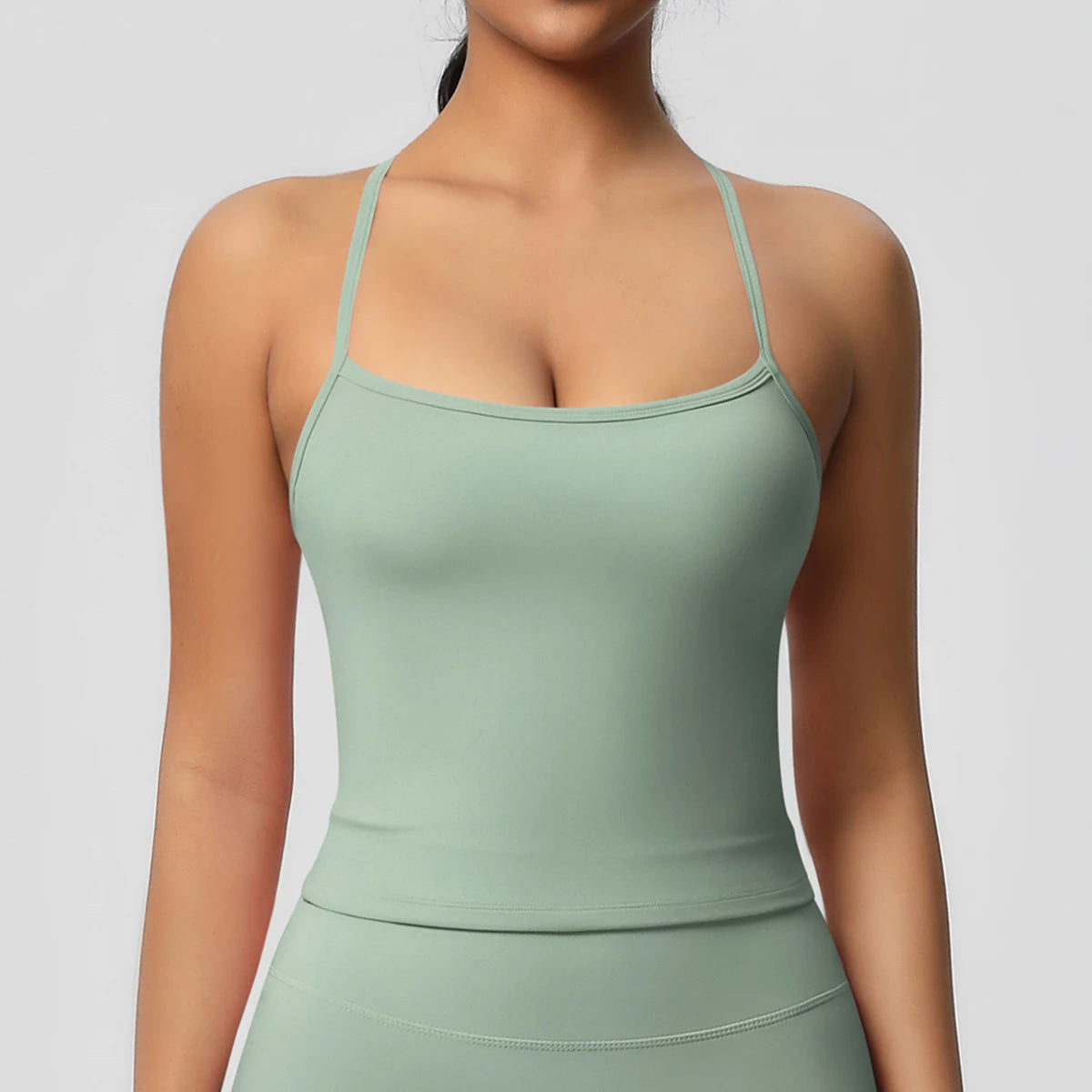 Cross Back Tank Top