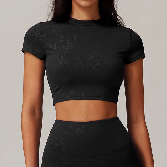 Short Sleeve Crop Tops