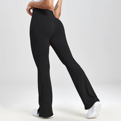 Flare Split Hem Leggings