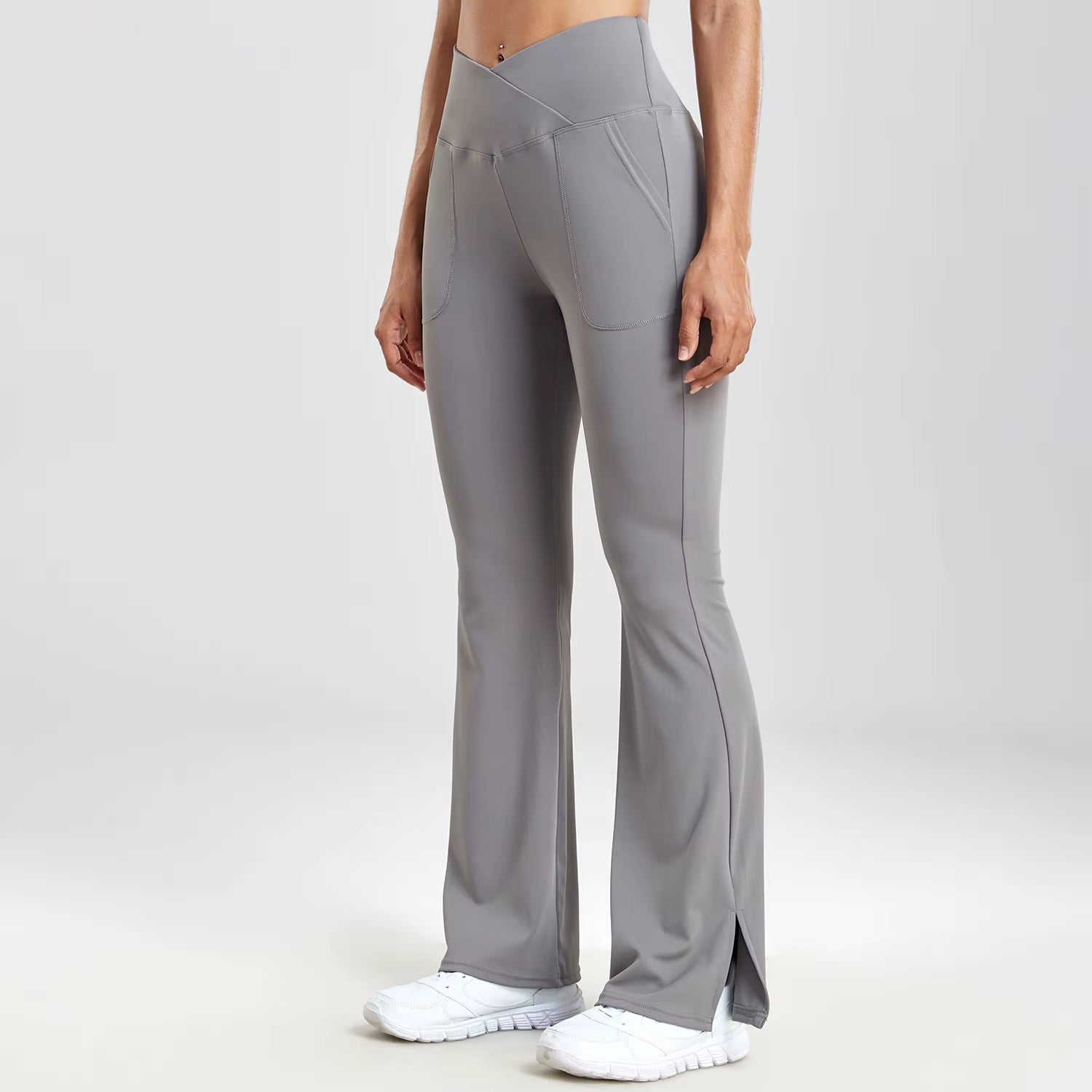 Flare Split Hem Leggings