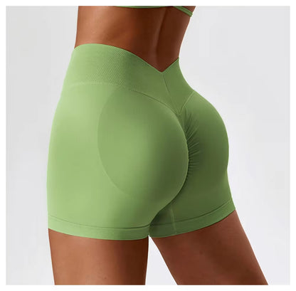 V Shape Seamless Shorts